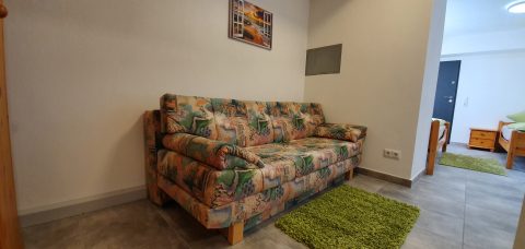 Wohnung Lena: Schlafsofa im Wohnbereich